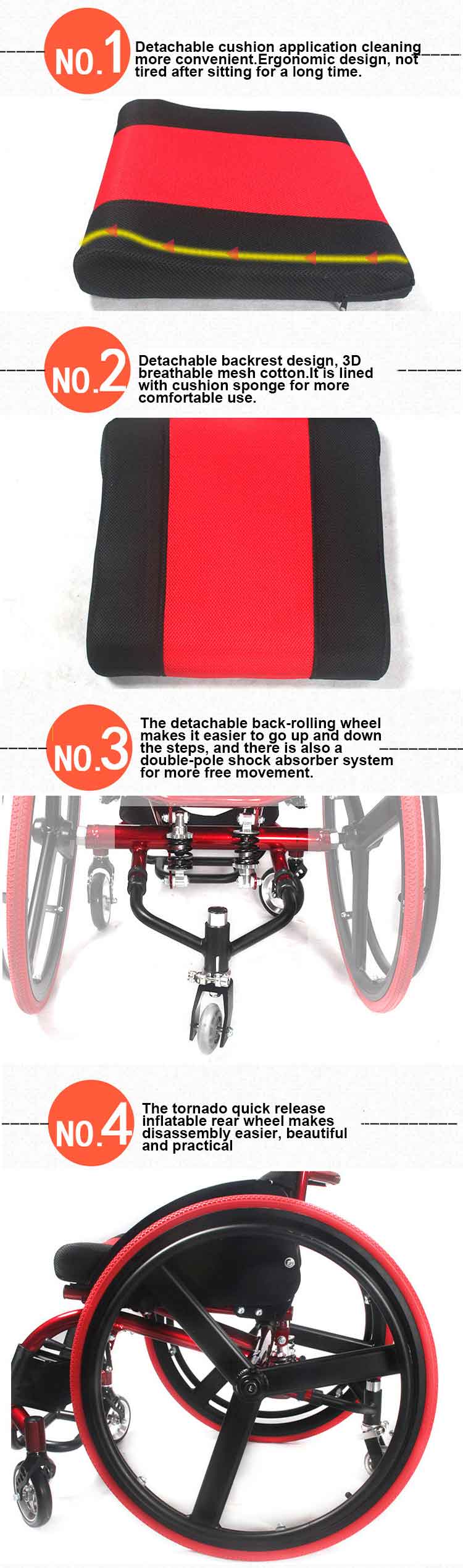 foldable manual wheelchair