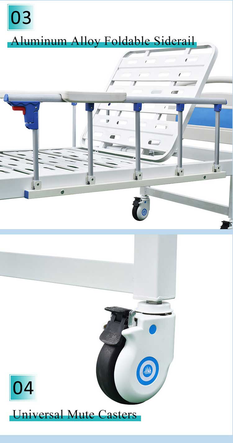 two function manual hospital bed