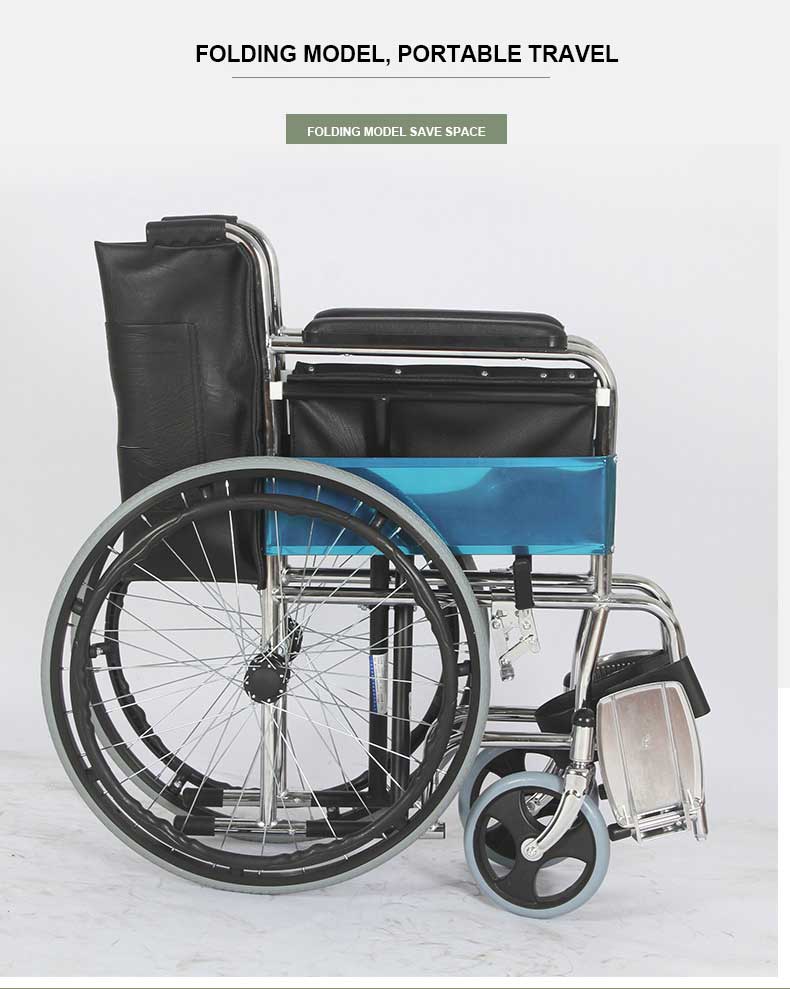 Faltbarer manueller Rollstuhl