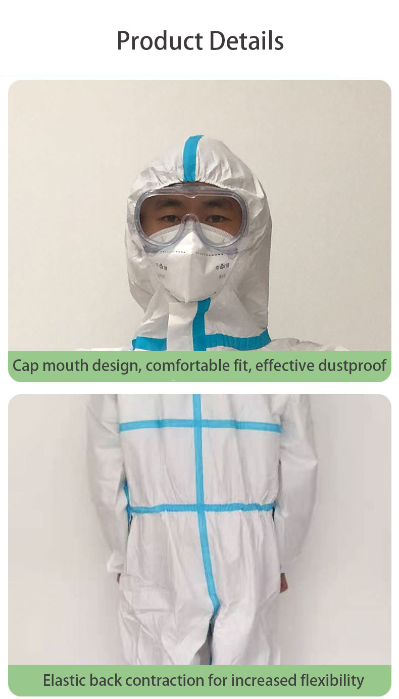 taped seam microporous disposable coverall