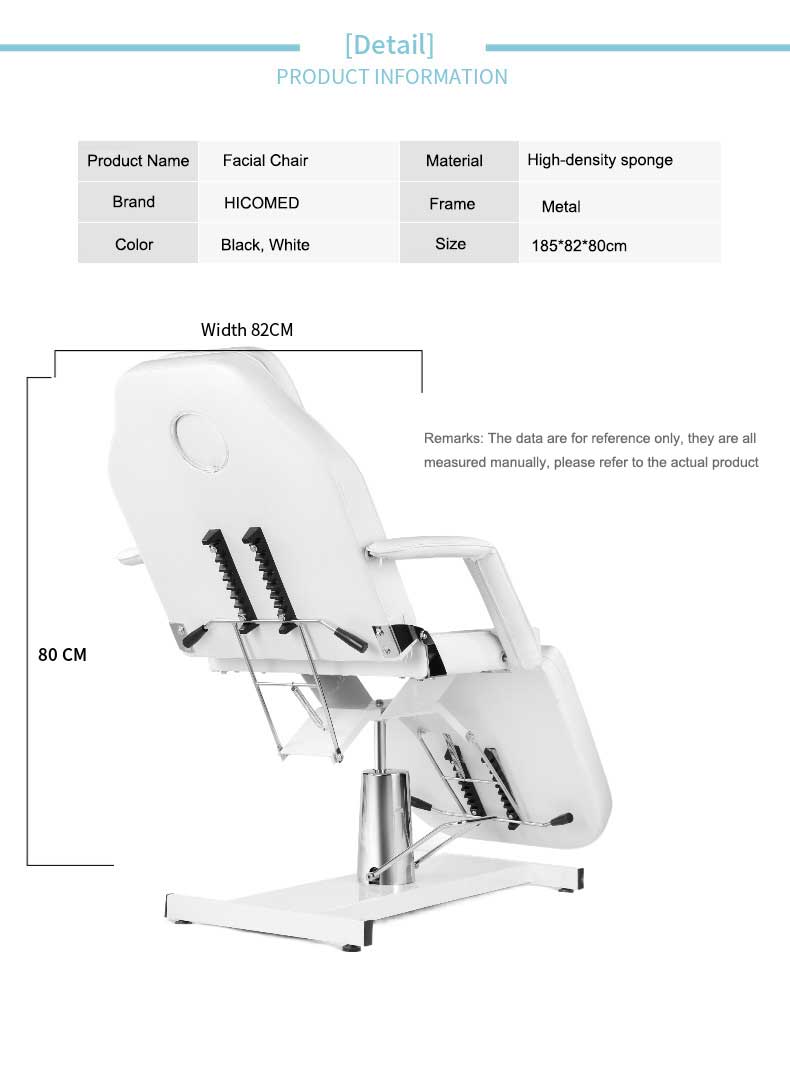 Portable facial beauty chair