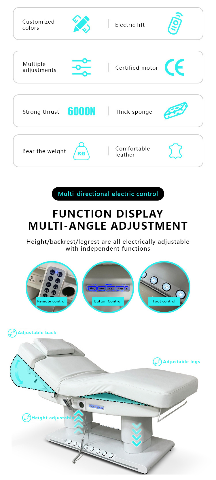 Electric Massage Bed