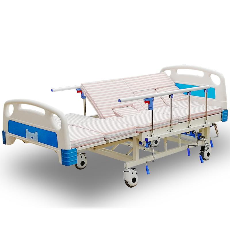 Manual medical bed for patient
