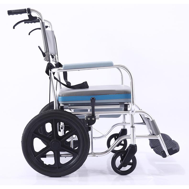 mobile bathroom commode wheelchair